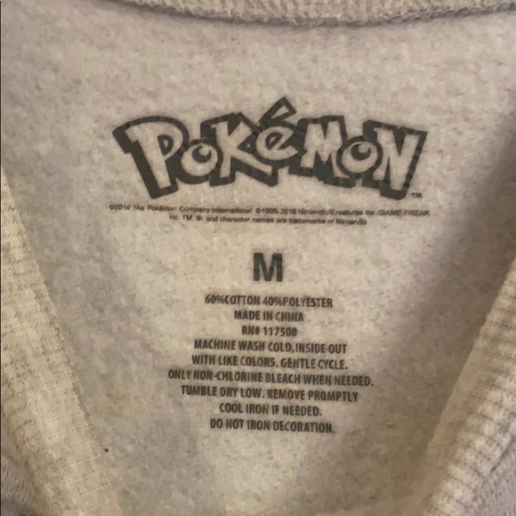 Kohl’s Pokémon Grey Crewneck - Picture 3 of 3
